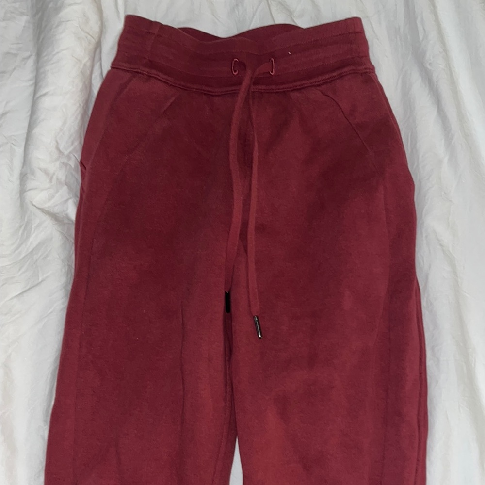 Lululemon Maroon Jogger Sweatpants